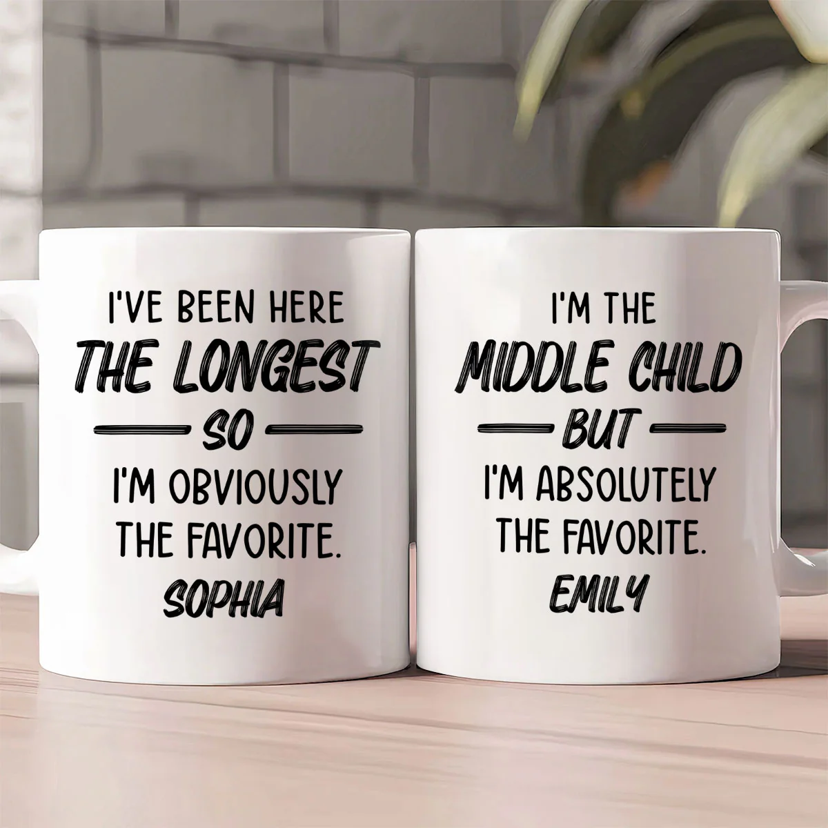 I'm Obviously The Favorite - Personalized Ceramic Coffee Mug - Image 2
