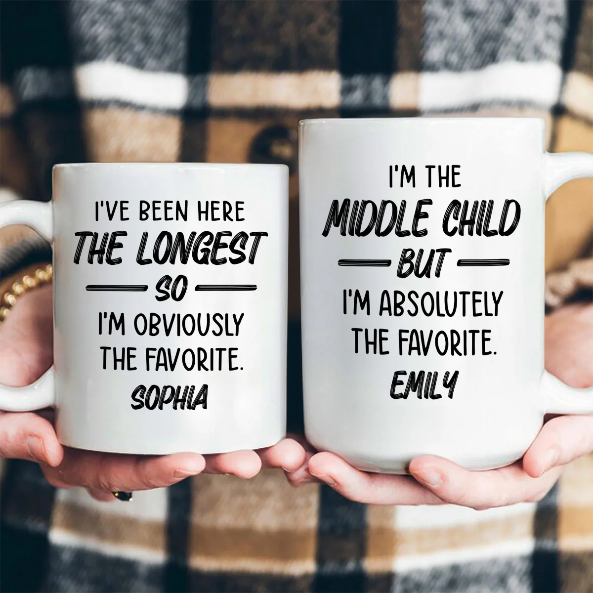 I'm Obviously The Favorite - Personalized Ceramic Coffee Mug - Image 4
