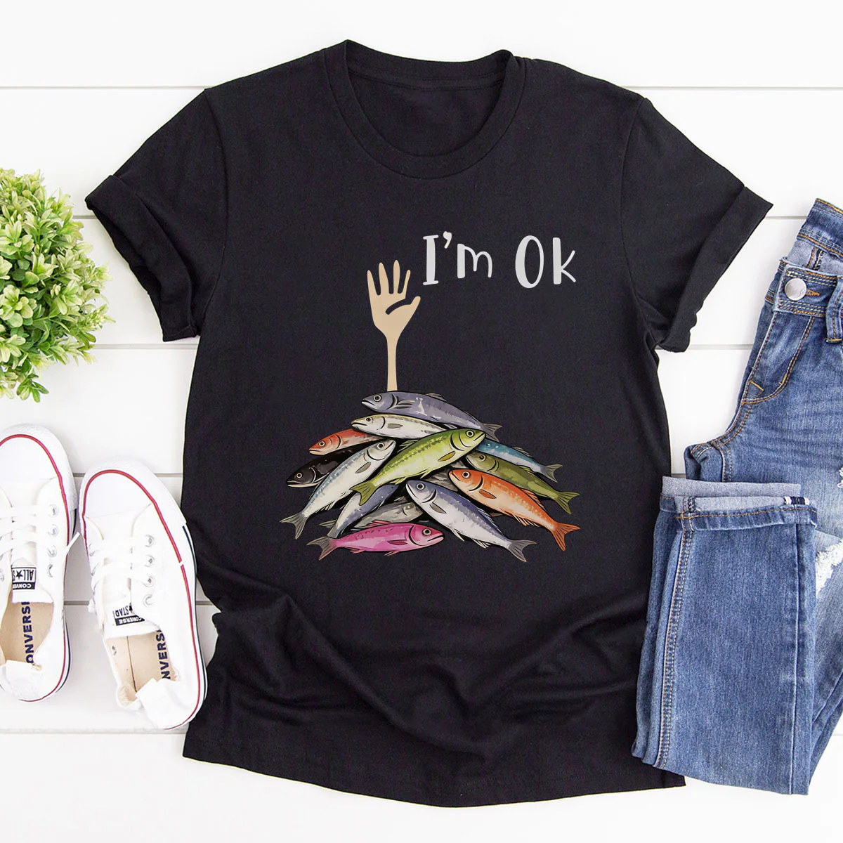 I'm OK - Personalized 2D Unisex T-shirt