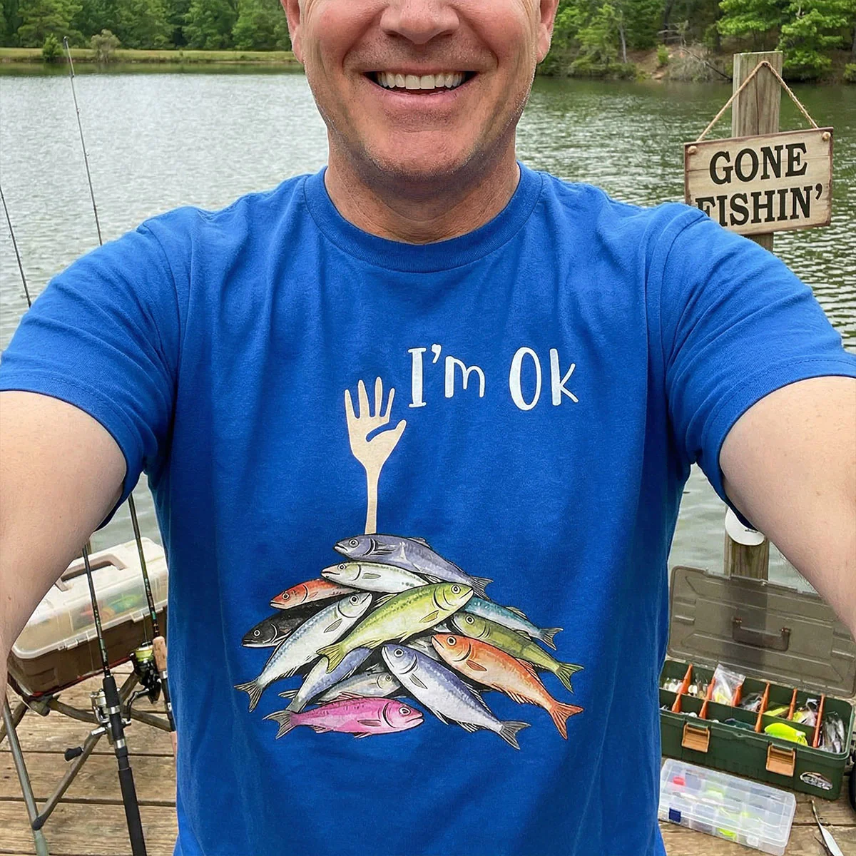 I'm OK - Personalized 2D Unisex T-shirt - Image 2