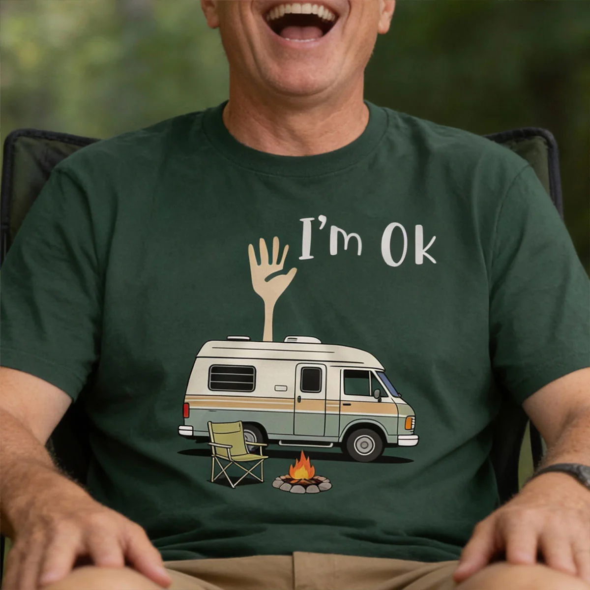 I'm OK - Personalized 2D Unisex T-shirt - Image 3