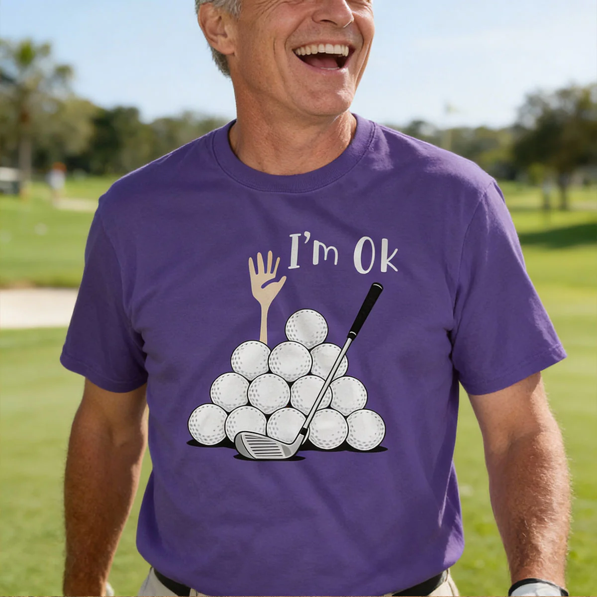 I'm OK - Personalized 2D Unisex T-shirt - Image 5