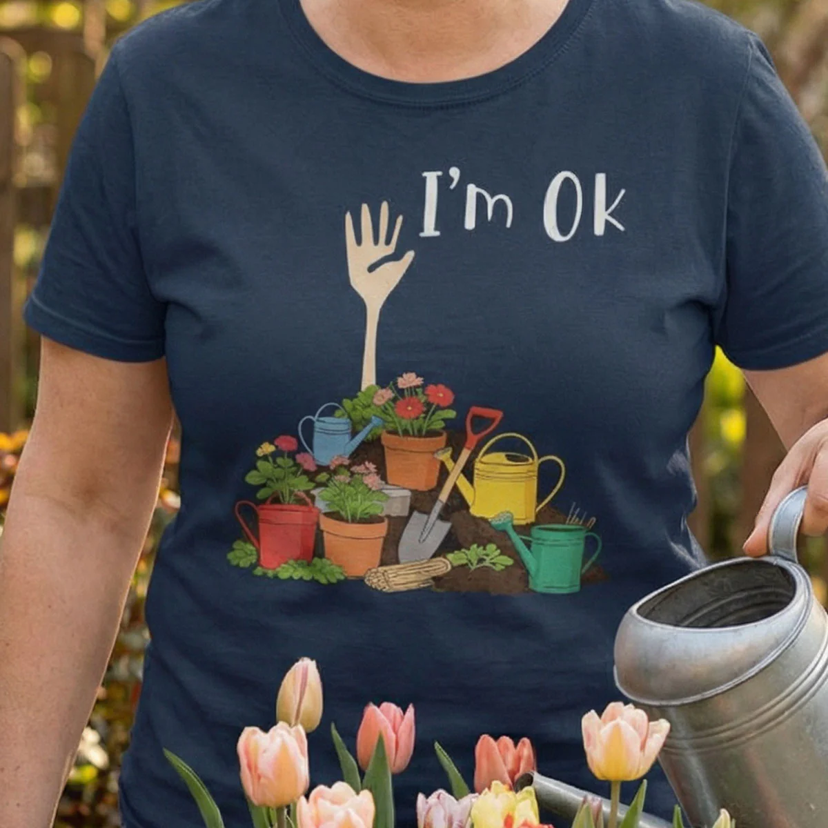 I'm OK - Personalized 2D Unisex T-shirt - Image 4