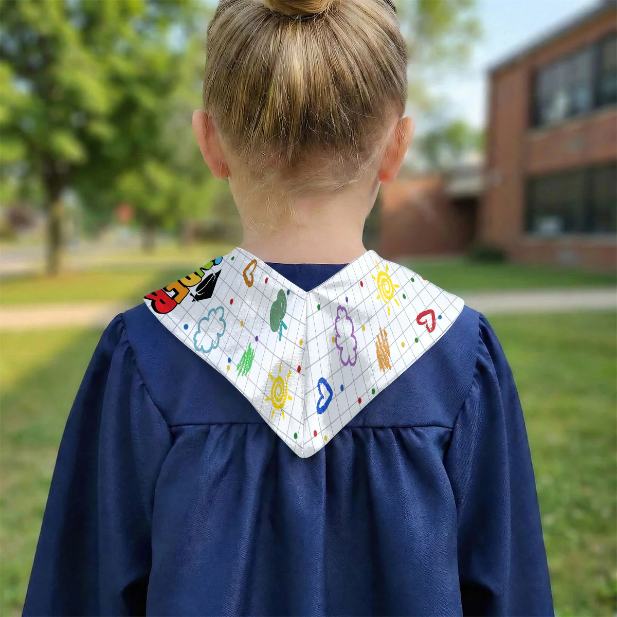 I'm Ready For Kindergarten/First Grade - Personalized Kid Graduation Stole - Image 4