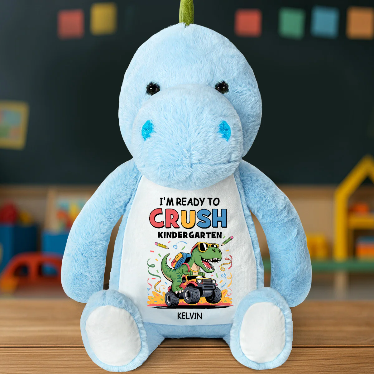 I'm Ready To Crush - Personalized Stuffed Dinosaur