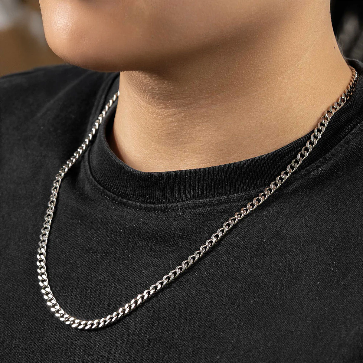 I'm Sending Love From Heaven - Personalized Men's Cuban Link Chain - Image 5