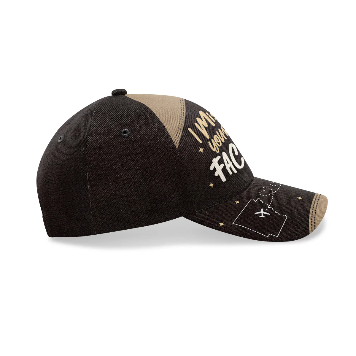 I Miss Your Face - Personalized Classic Cap - Image 5