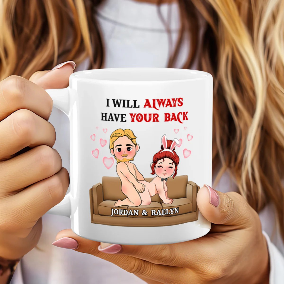 I Promise To Always Be By Your Side - Personalized Mug - Image 2