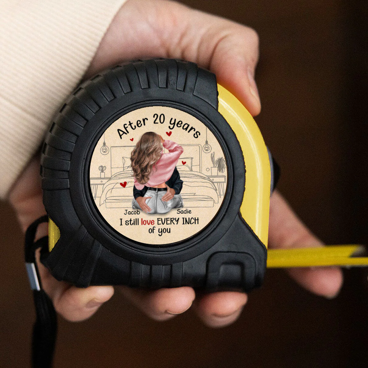 I Still Love Every Inch Of You - Personalized Tape Measure - Image 4