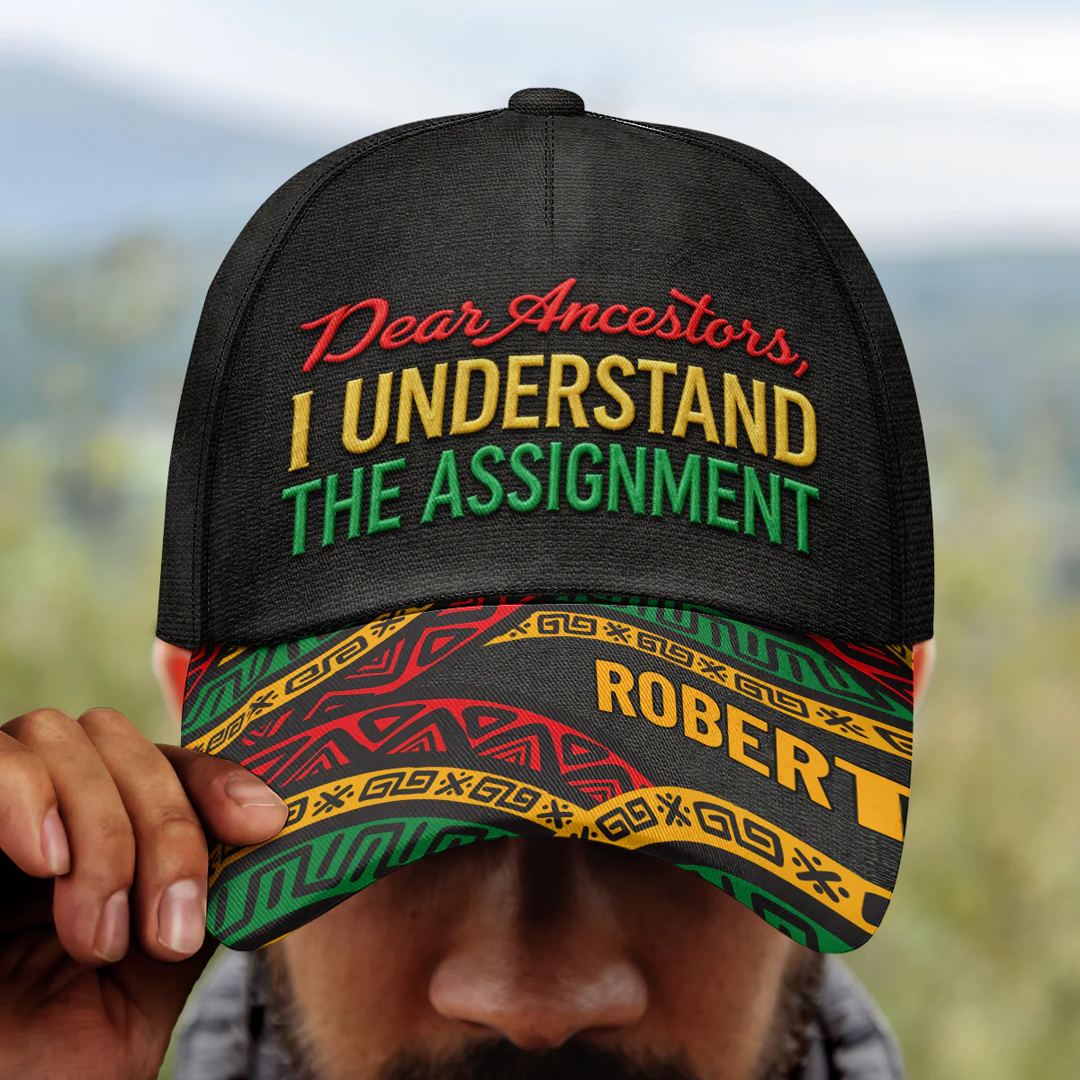 I Understand The Assignment - Personalized Classic Cap - Image 2