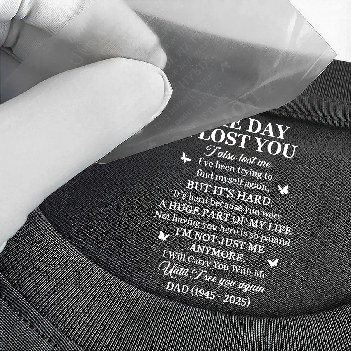 I Will Carry You With Me - Personalized Shirt With Design Inner Neck - Image 4