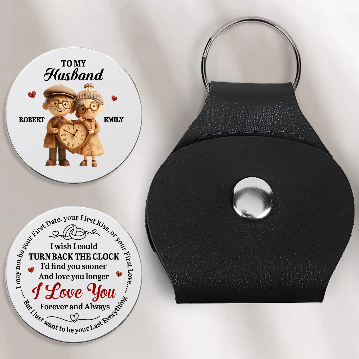I Wish I Could Turn Back The Clock - Personalized Pocket Hug