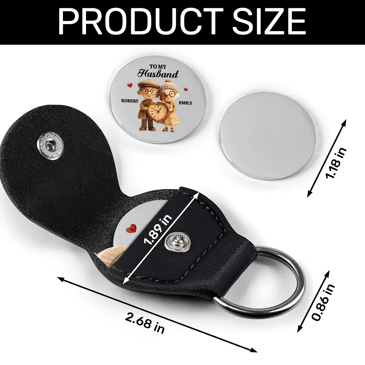 I Wish I Could Turn Back The Clock - Personalized Pocket Hug - Image 5