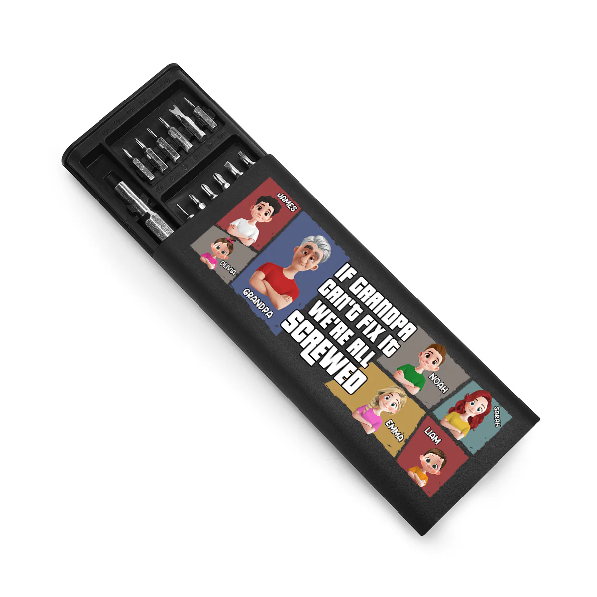If Papa Can't Fix It We're All Screwed - Personalized Screwdriver Set - Image 2