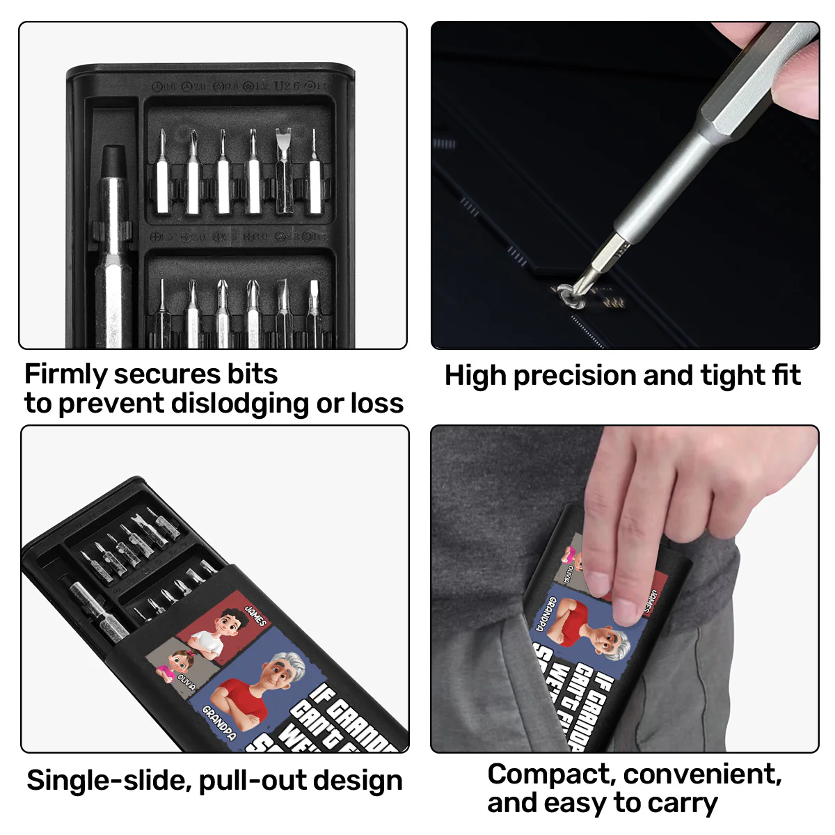 If Papa Can't Fix It We're All Screwed - Personalized Screwdriver Set - Image 5