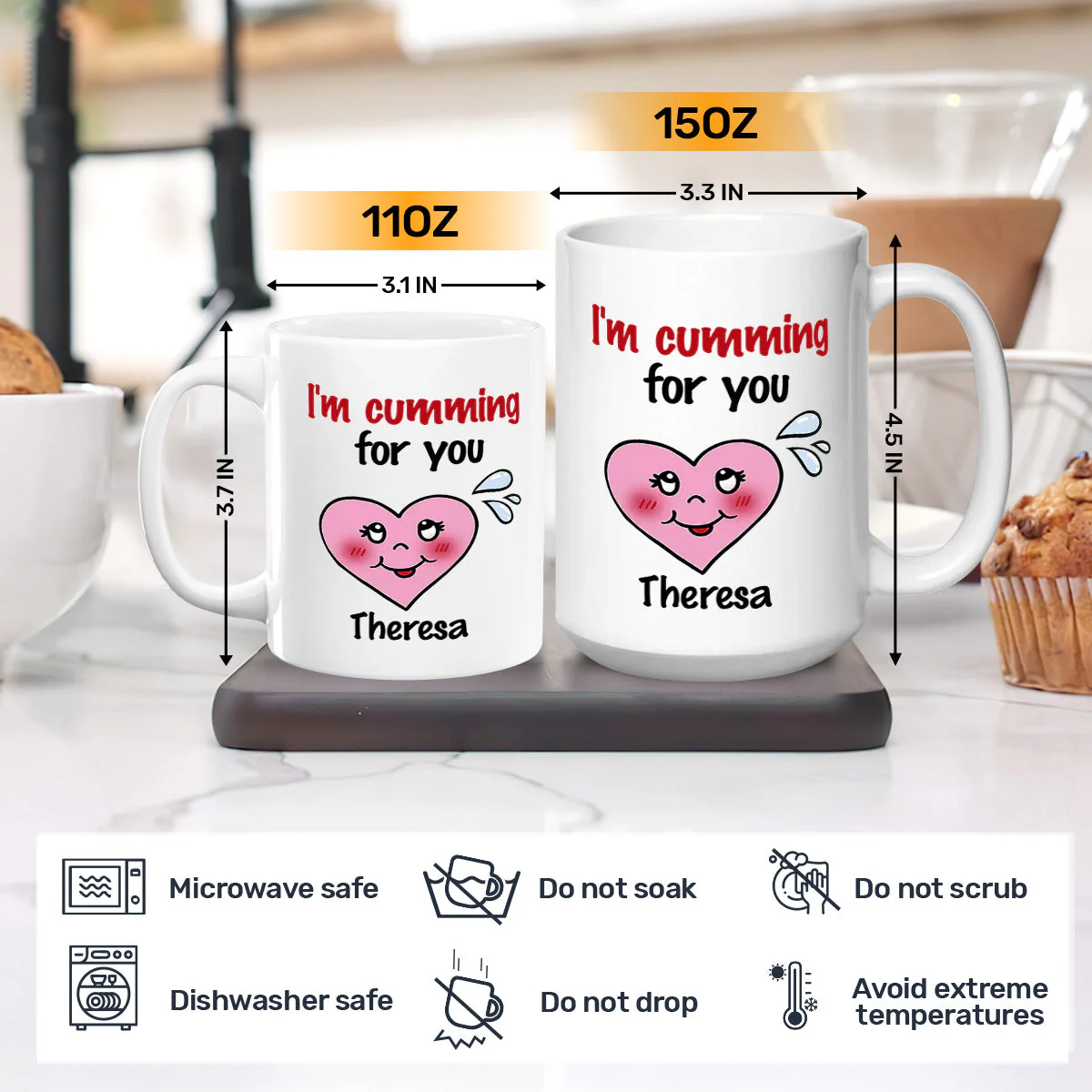 I'm For You - Personalized Mug - Image 3