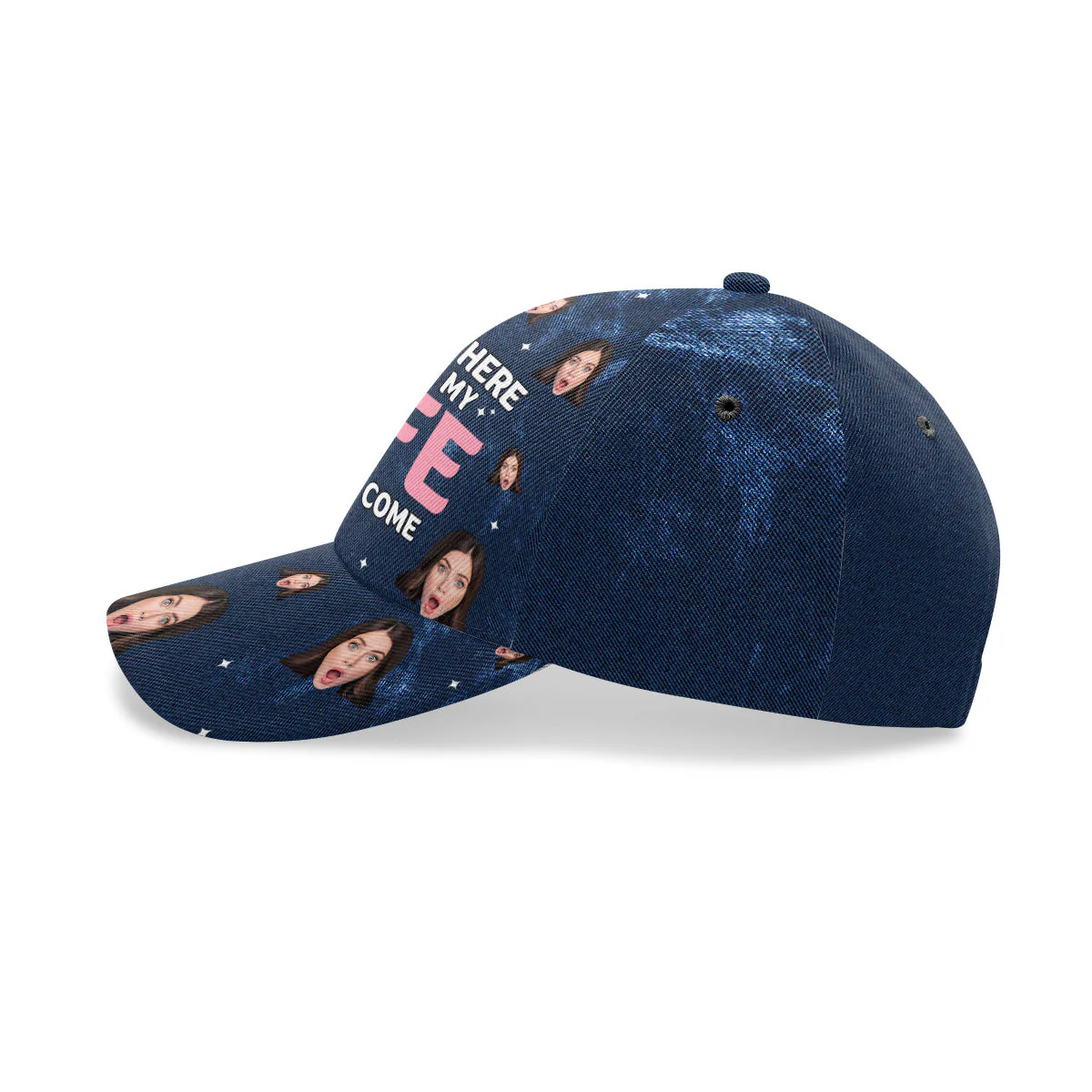 I'm Only Here - Personalized Classic Cap - Image 3