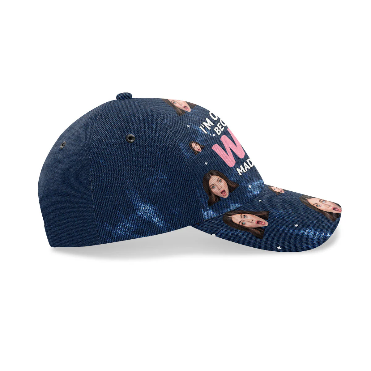 I'm Only Here - Personalized Classic Cap - Image 4