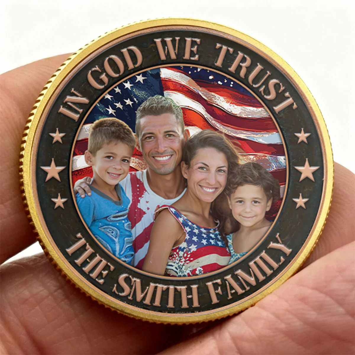 In God We Trust Version 2 - Personalized Commemorative Coin