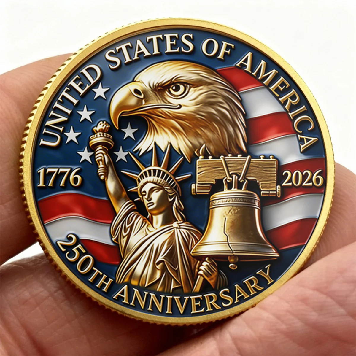 In God We Trust Version 3 - Personalized Commemorative Coin - Image 5