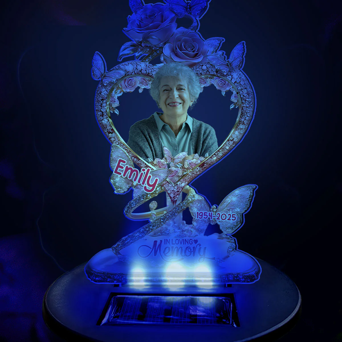 In Loving Memory - Personalized Solar Light - Image 2