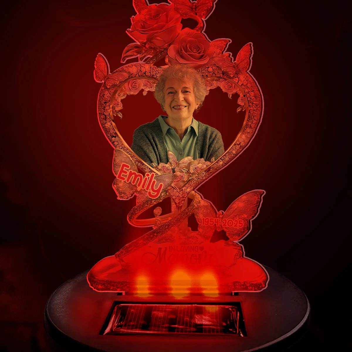 In Loving Memory - Personalized Solar Light - Image 3