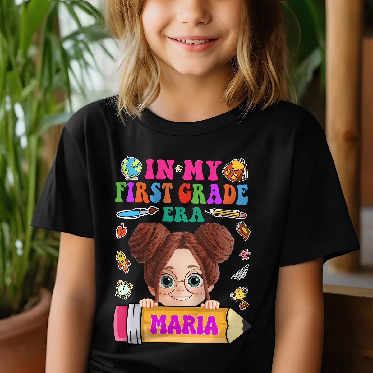 In My First Grade Era - Personalized Kid T-Shirt - Image 5