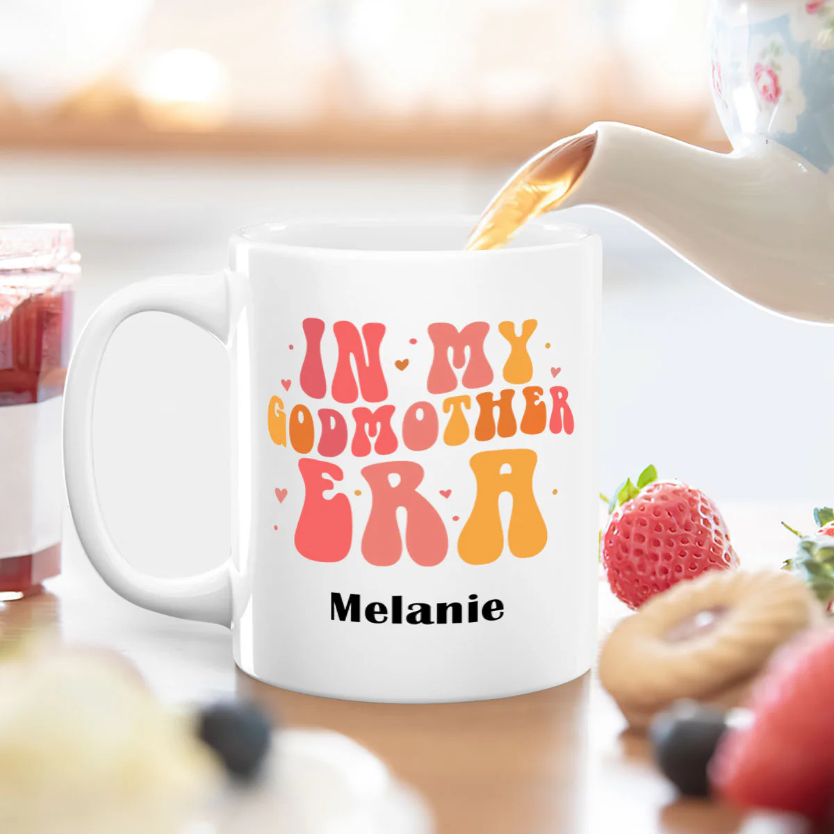 In My Godmother Era - Personalized Ceramic Coffee Mug - Image 4