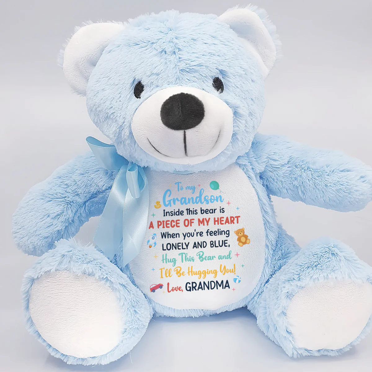 Inside This Bear Is A Piece Of My Heart - Personalized Teddy Bear - Image 8