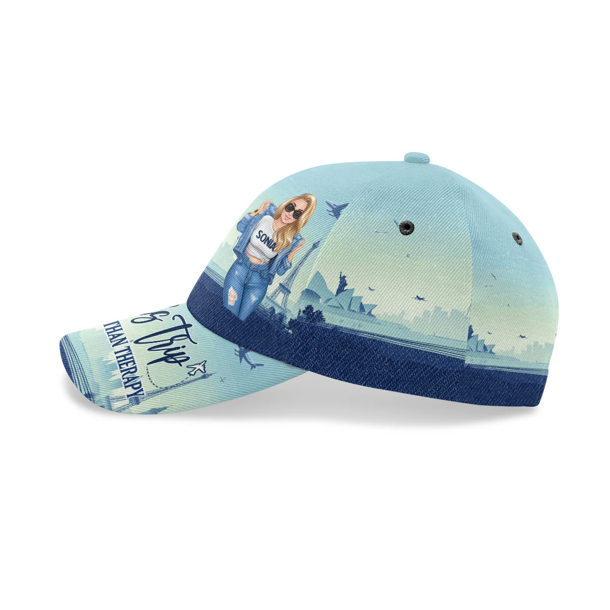 It's Girls Trip - Personalized Classic Cap - Image 3