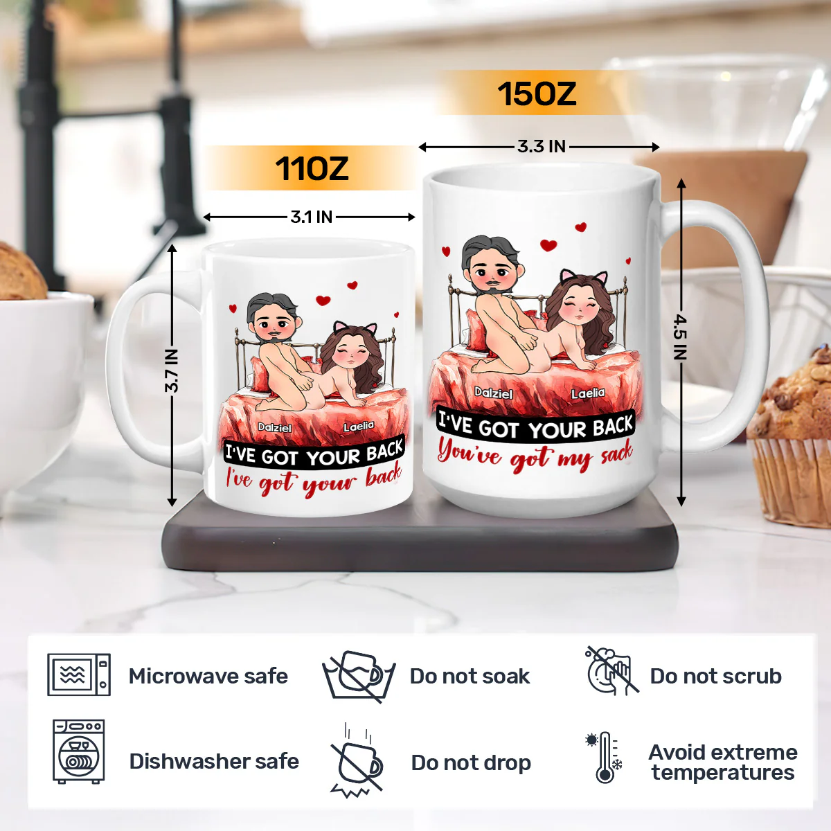 I've Got Your Back - Personalized Mug - Image 4