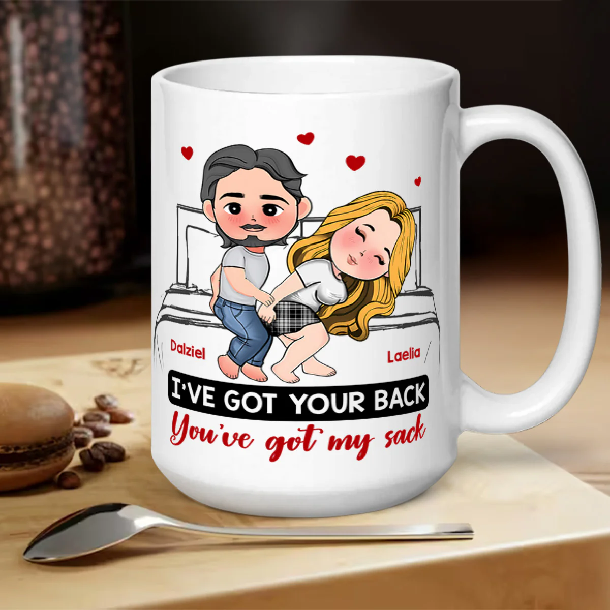 I've Got Your Back - Personalized Mug - Image 5