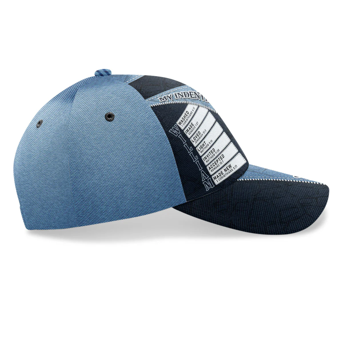 Jesus The Way The Truth The Life - Personalized Classic Cap - Image 6