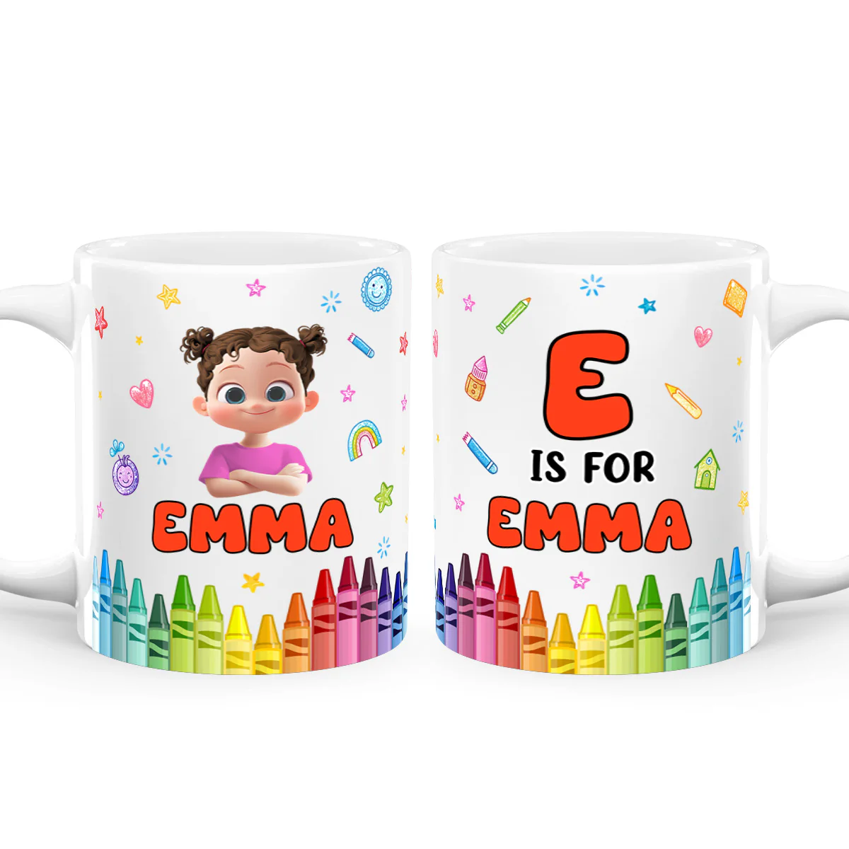 Joyful Kid's Name - Personalized Ceramic Coffee Mug