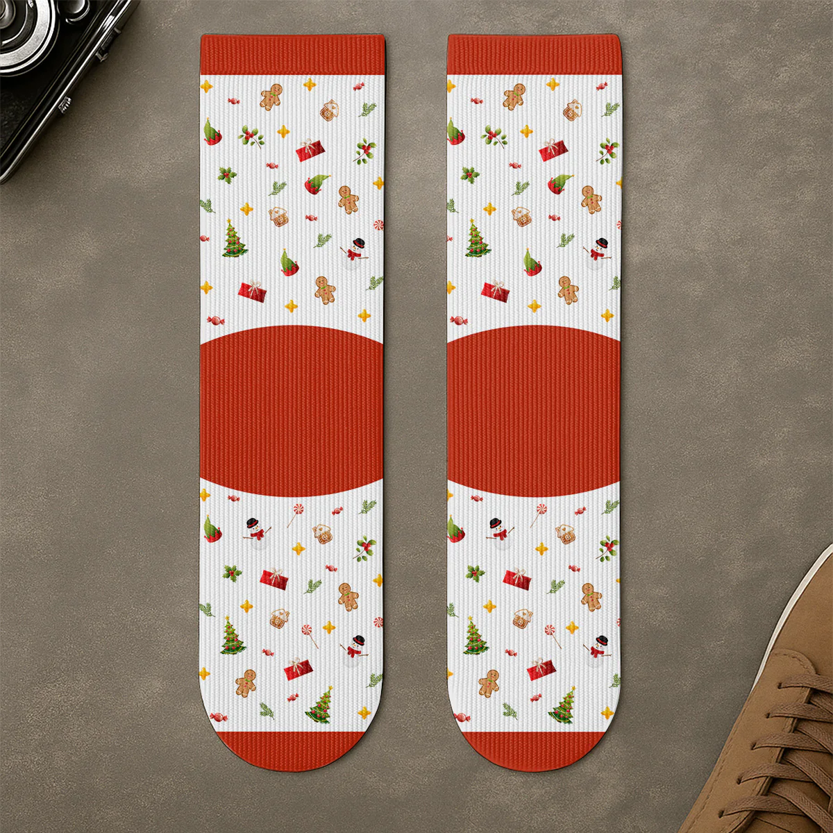 Joyful Kid's Name - Personalized Custom Socks - Image 4