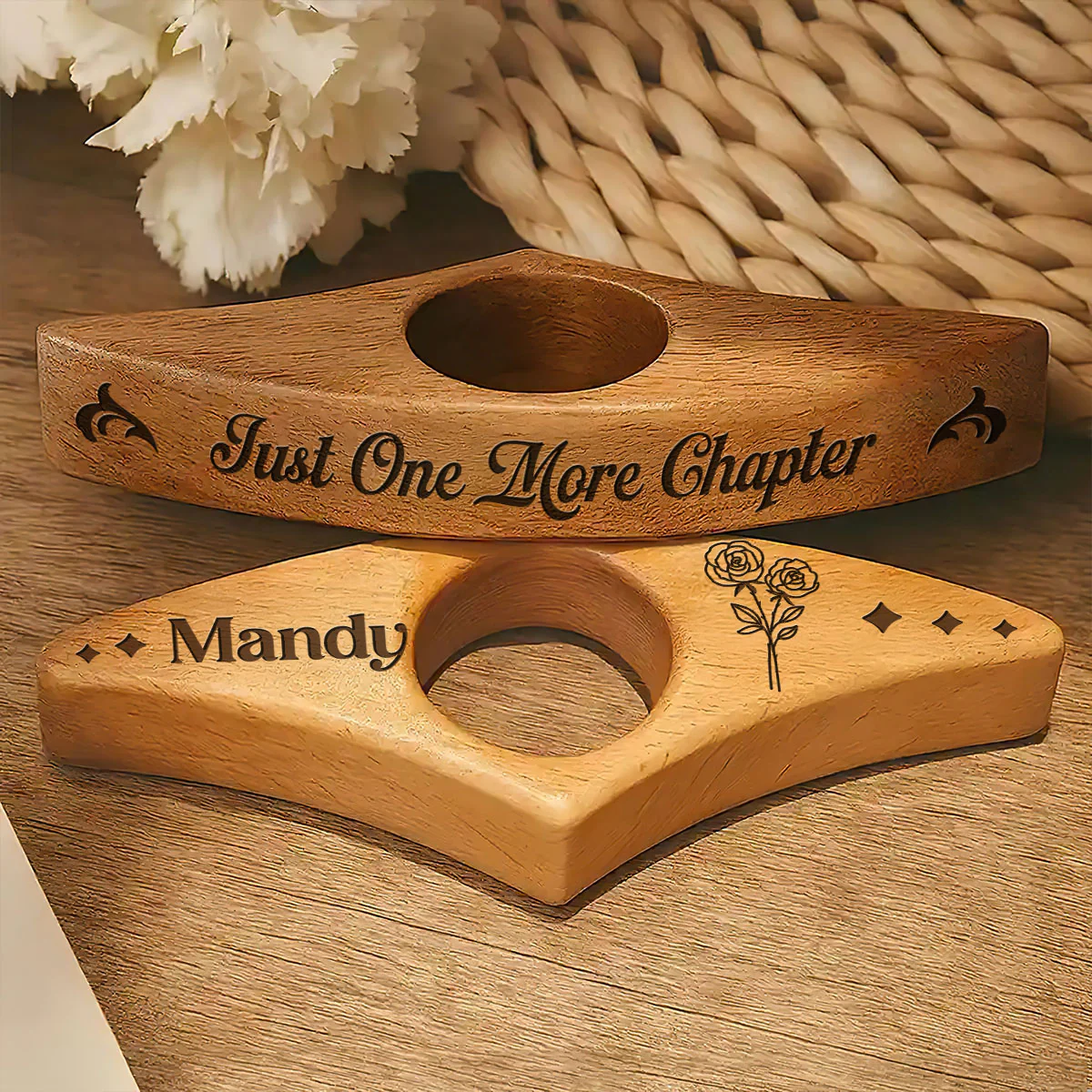 Just A Girl Who Loves Books  - Personalized Book Page Holder - Image 3