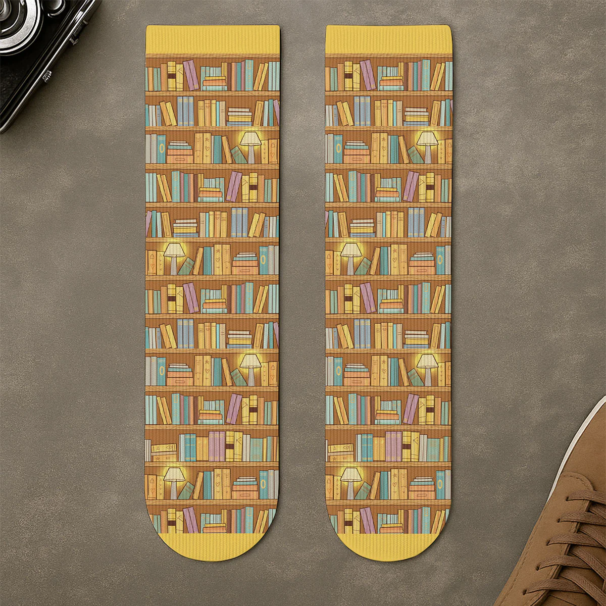 Just A Girl Who Loves Books - Personalized Custom Socks - Image 4