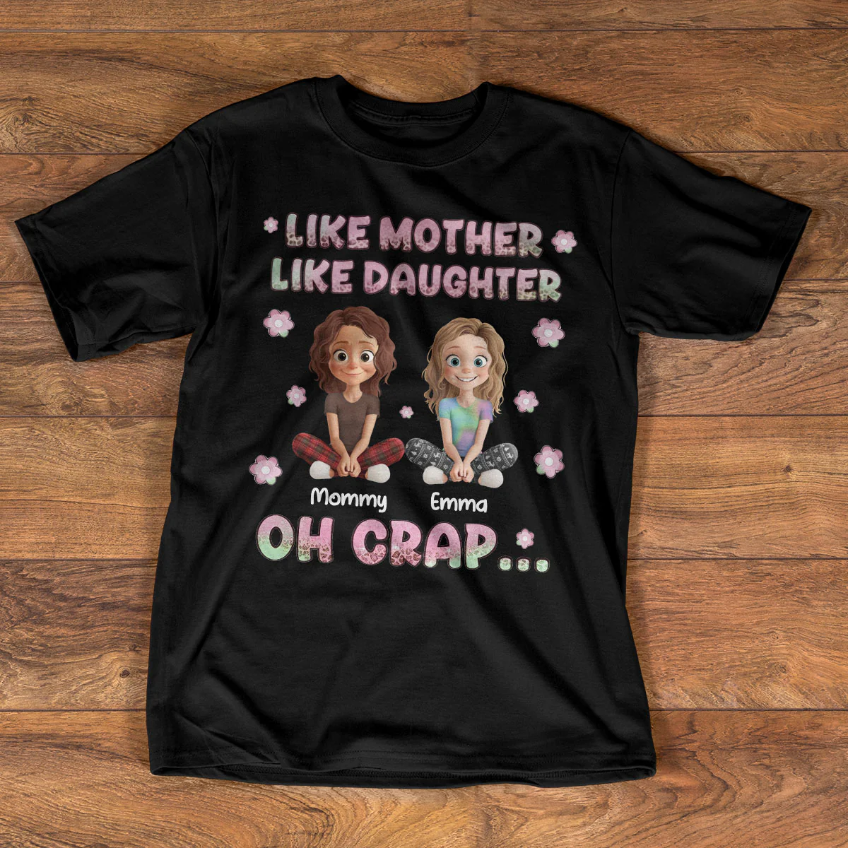 Just Like Mom, But Cooler - Personalized 2D Unisex T-shirt - Image 2