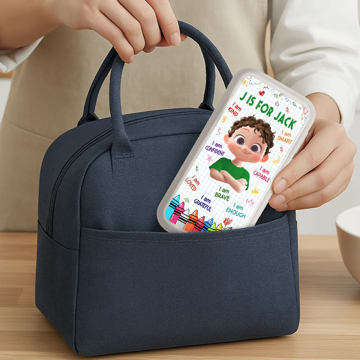 Kid Affirmations - Personalized Cutlery Set - Image 5