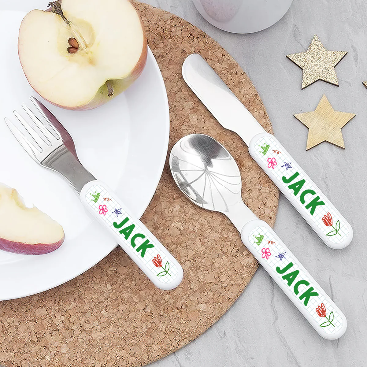 Kid Affirmations - Personalized Cutlery Set - Image 6