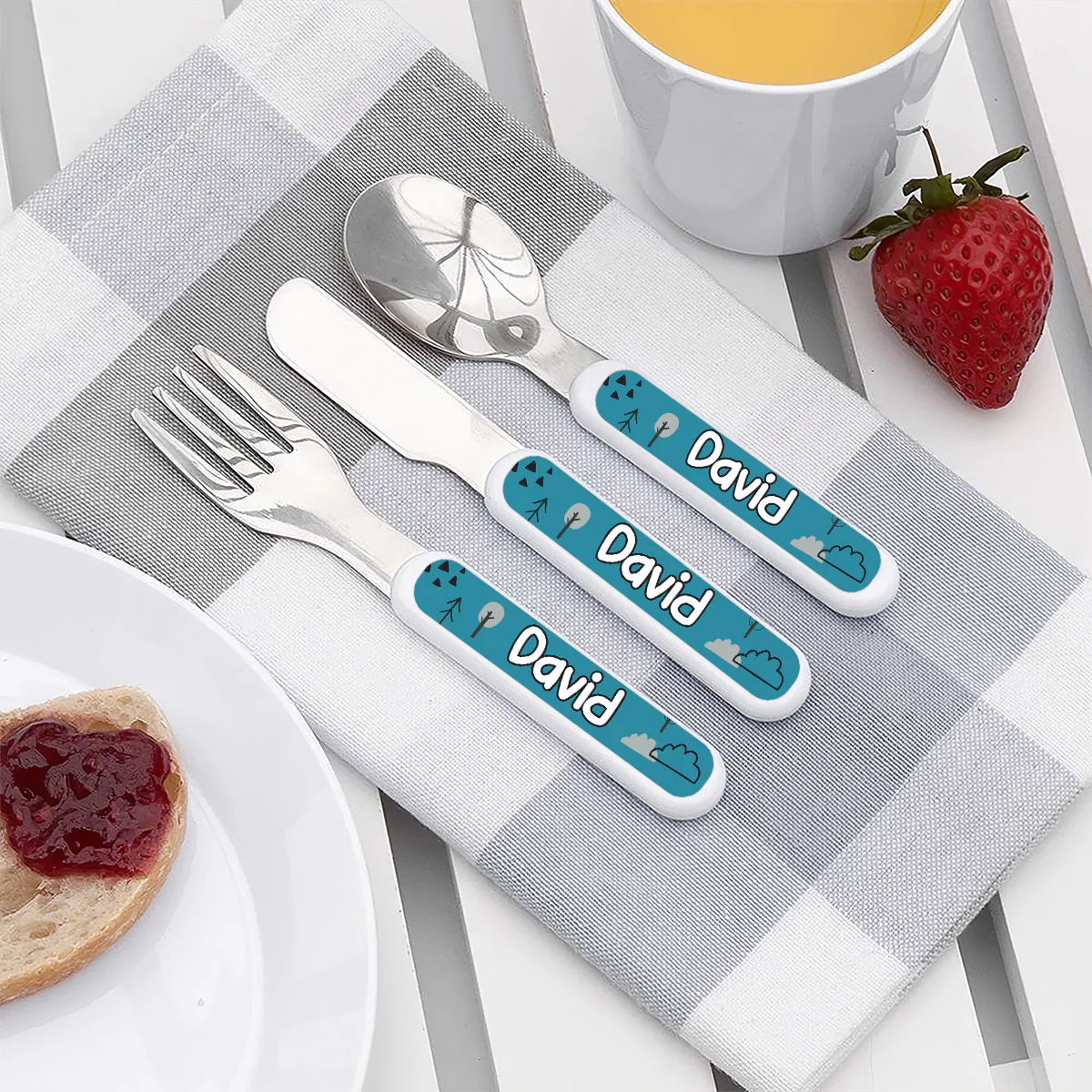 Kids Riding Vehicle - Personalized Cutlery Set - Image 4