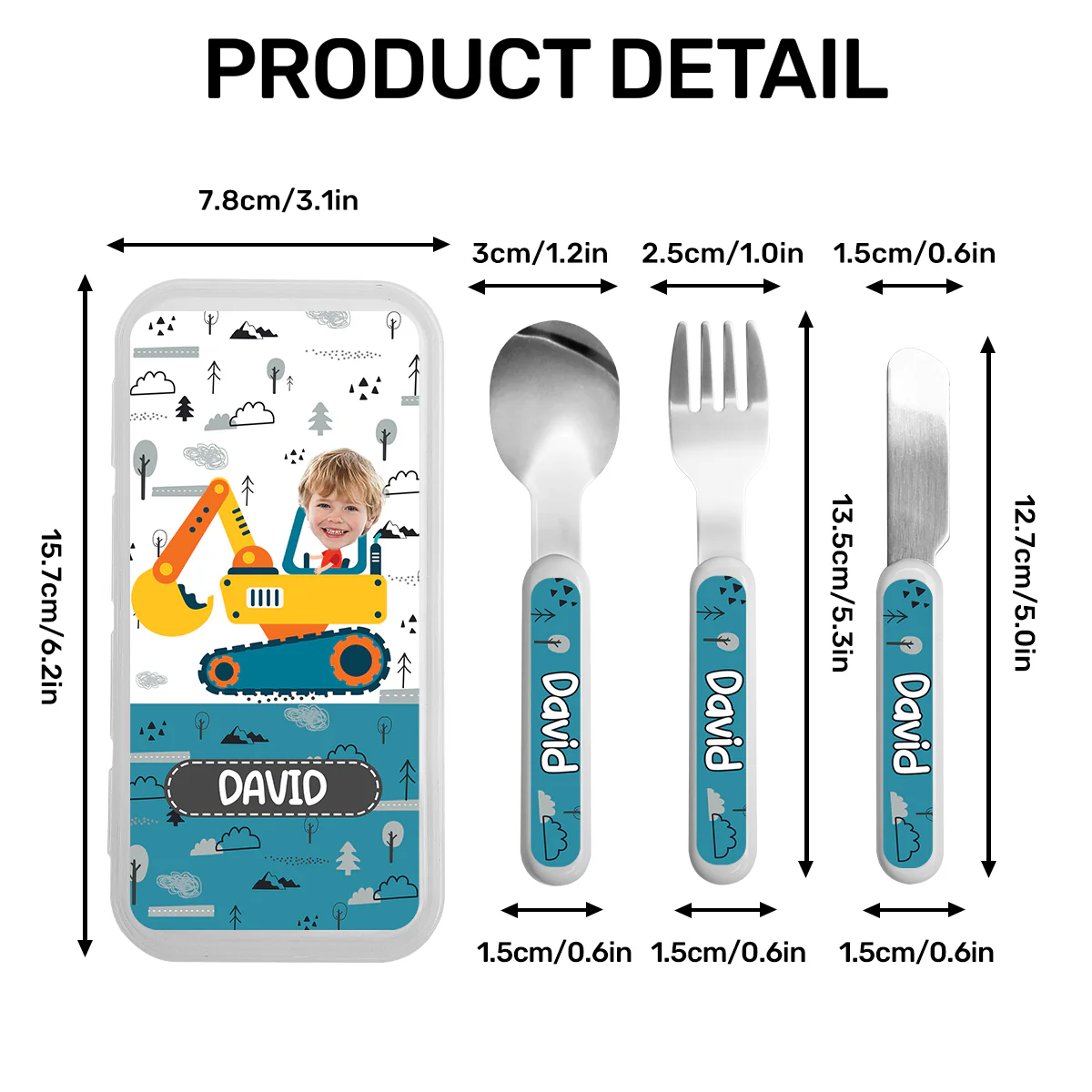 Kids Riding Vehicle - Personalized Cutlery Set - Image 7