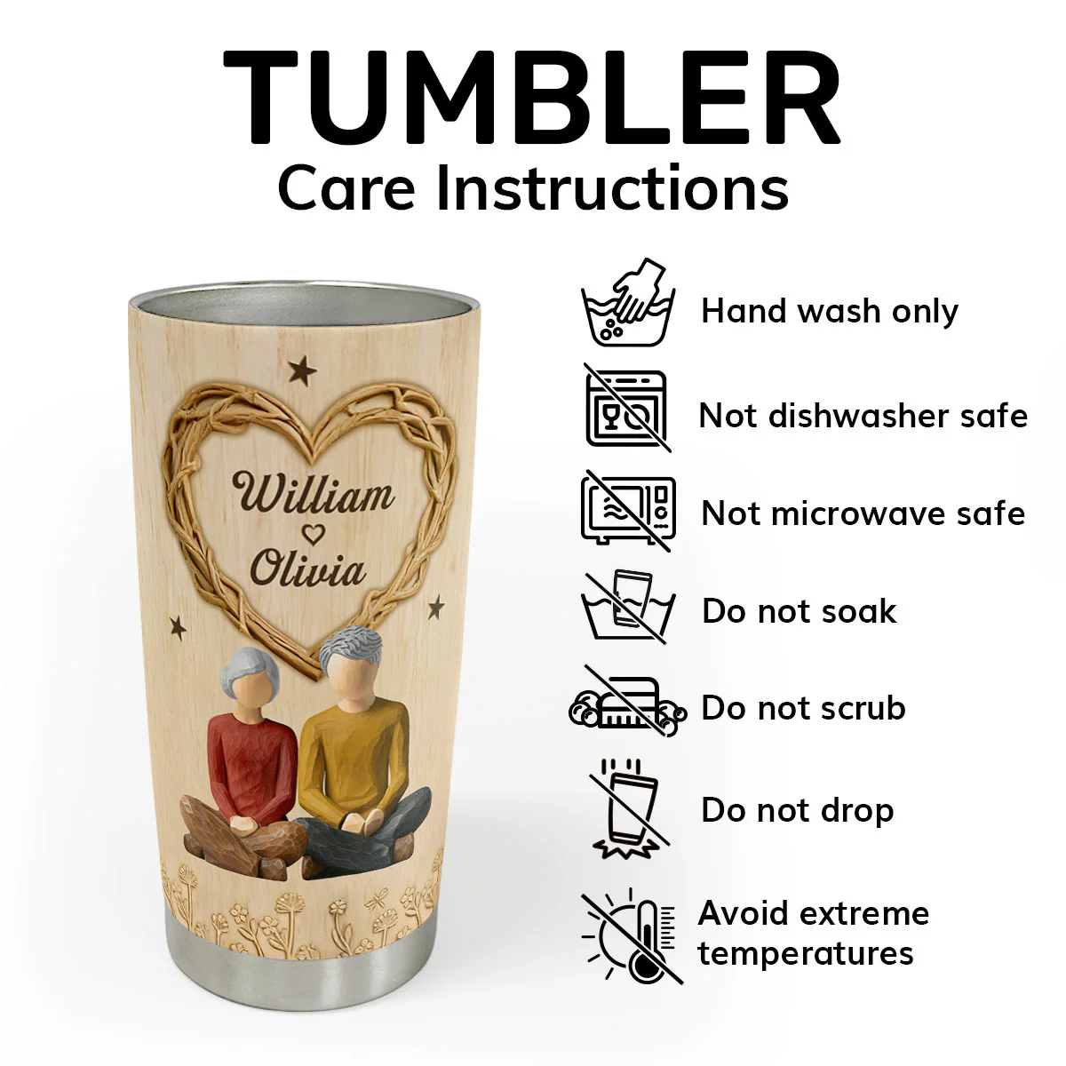 Led Me To You - Personalized Stainless Steel Tumbler - Image 5