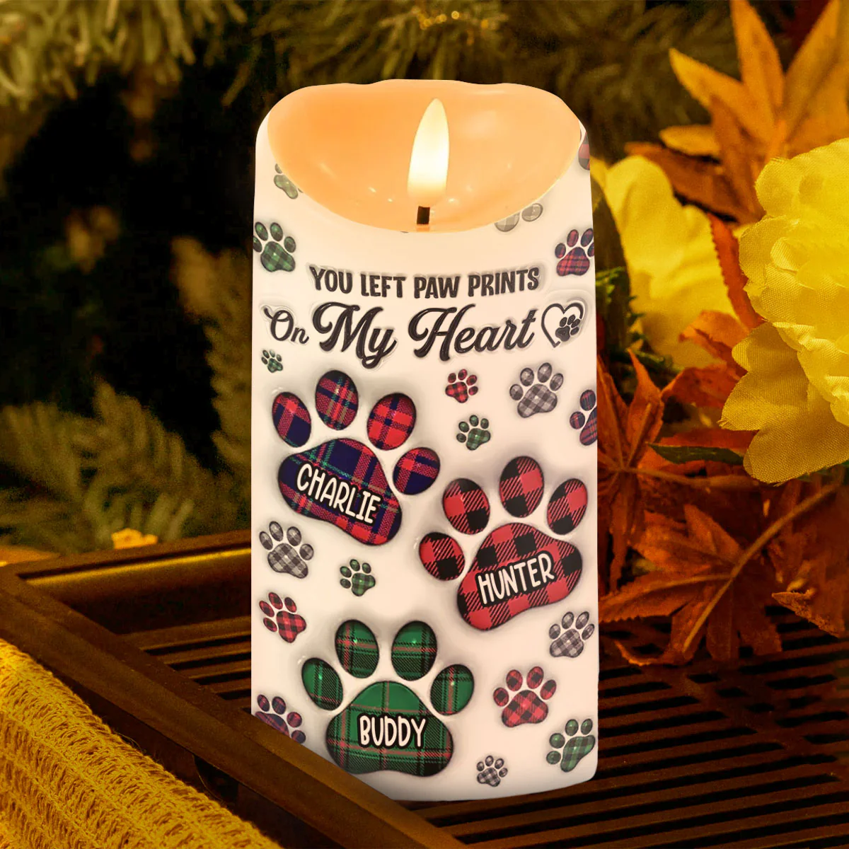 Light Of My Heart - Personalized Flameless LED Candle