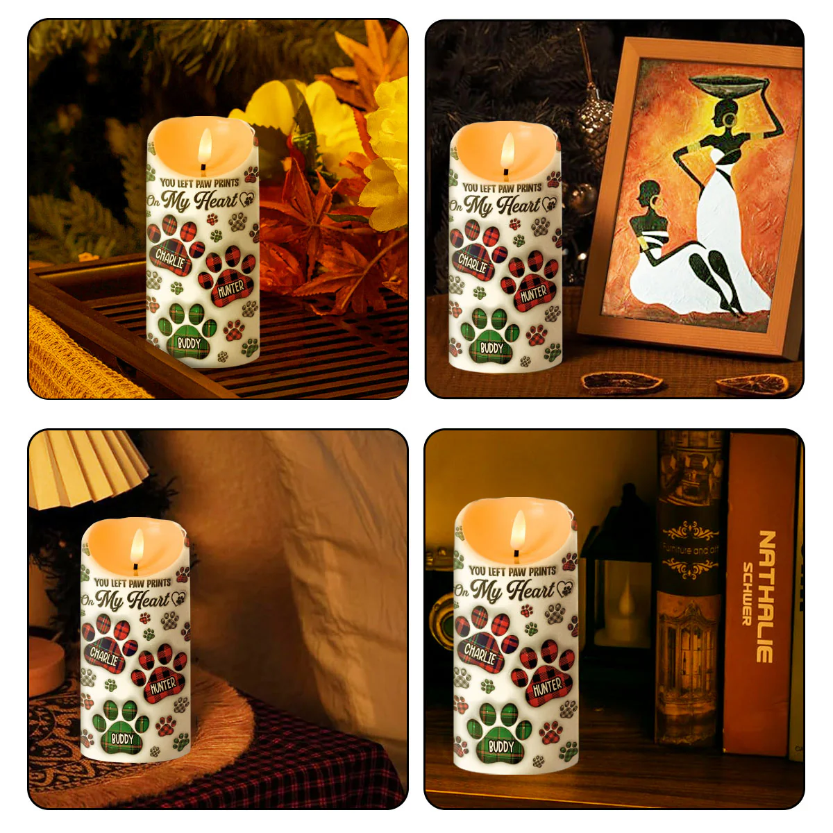 Light Of My Heart - Personalized Flameless LED Candle - Image 4