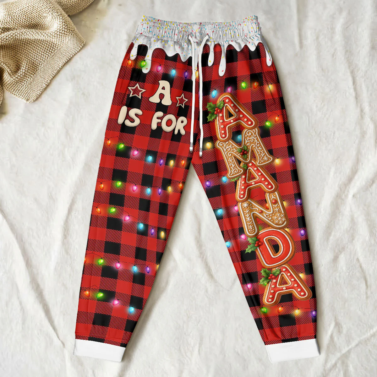Little Cookie Helper - Personalized Kids Sweatpants - Image 3