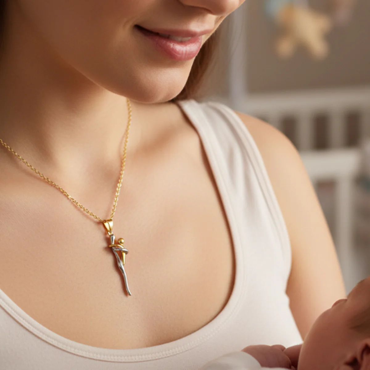 Little Hug From Heaven - Personalized Hug Charm Necklace - Image 6