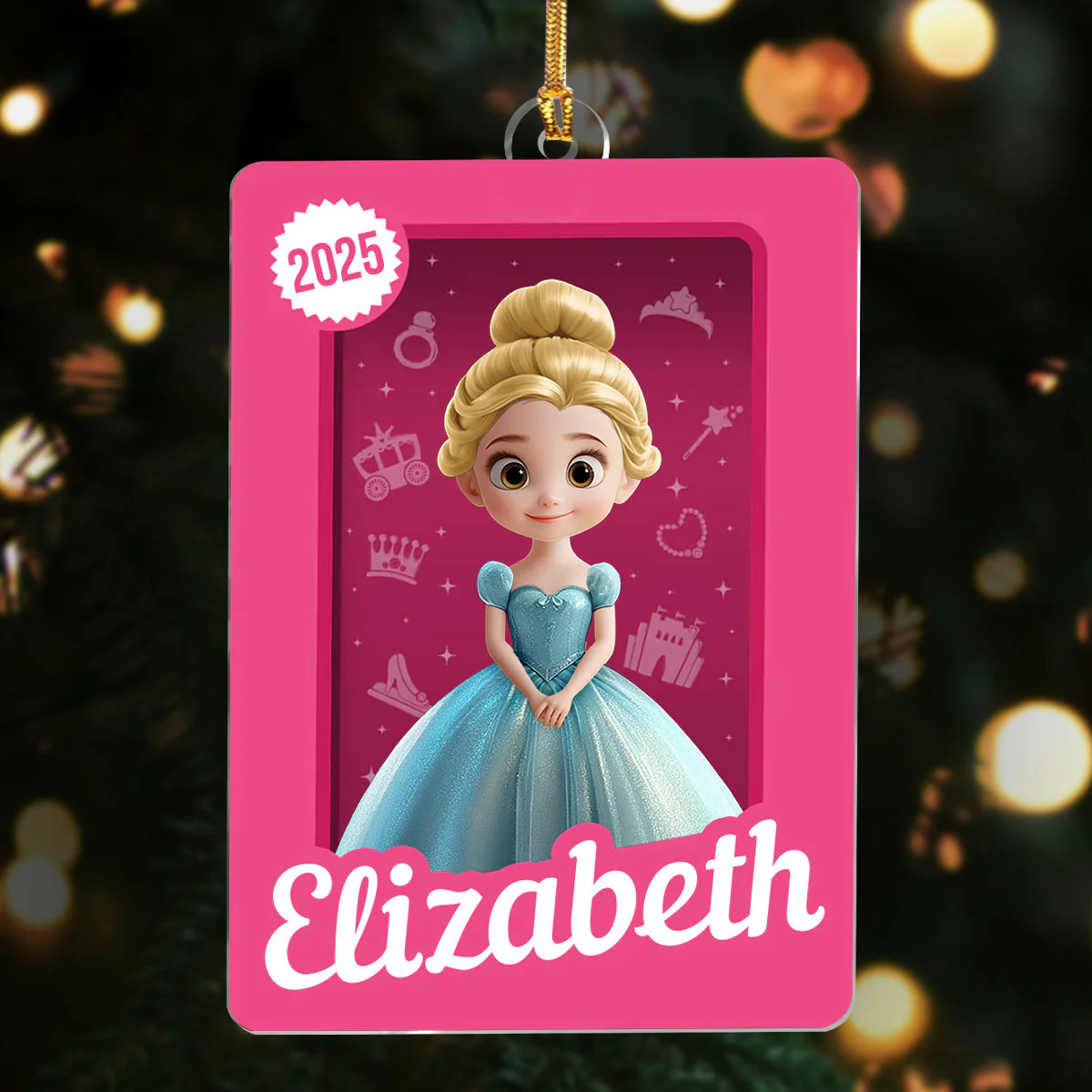 Little Princess Toy Box - Personalized 1-Layer Acrylic Ornament