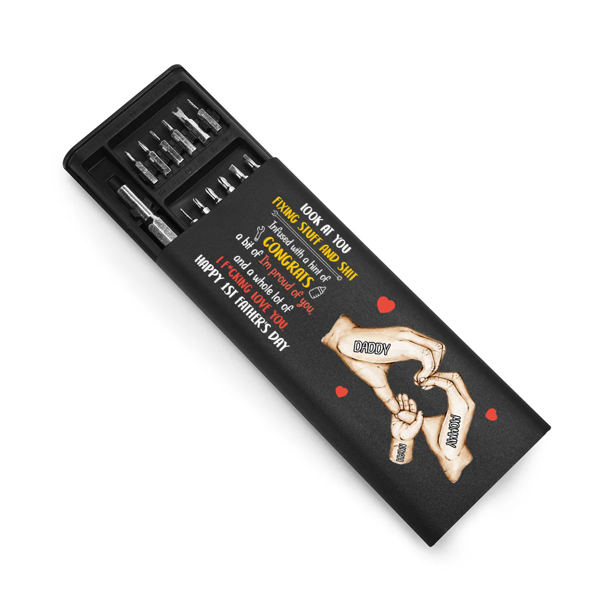 Look At You, Fixing Stuff And Shit - Personalized Screwdriver Set - Image 2