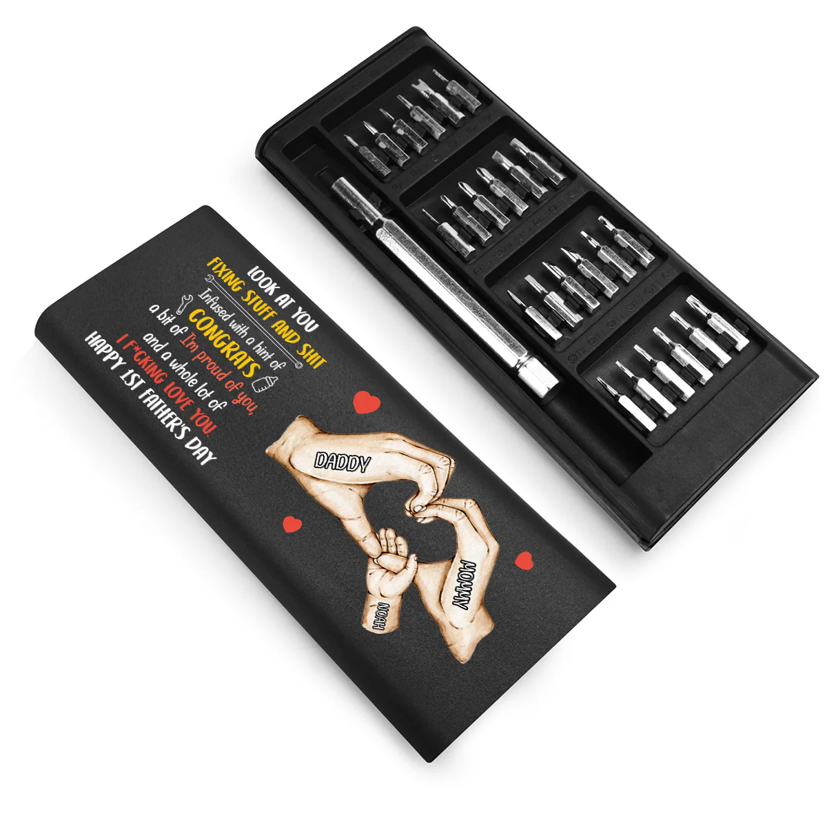 Look At You, Fixing Stuff And Shit - Personalized Screwdriver Set - Image 4